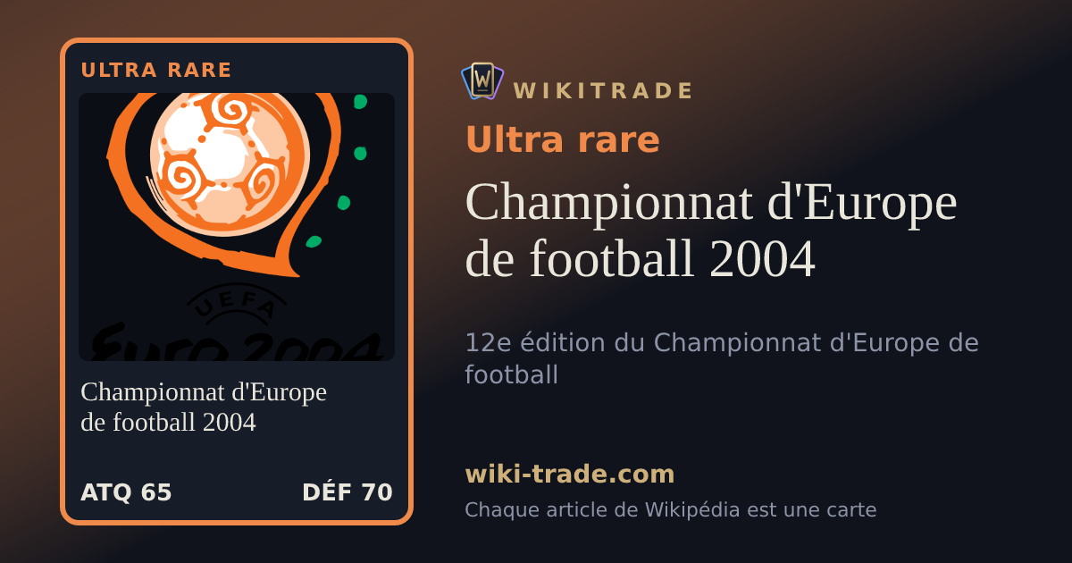 Championnat d'Europe de football 2004 — carte Ultra rare