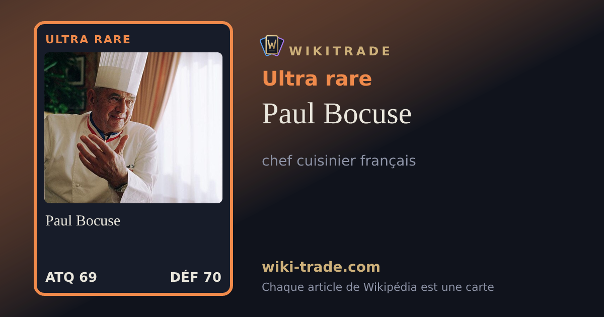 Paul Bocuse — carte Ultra rare