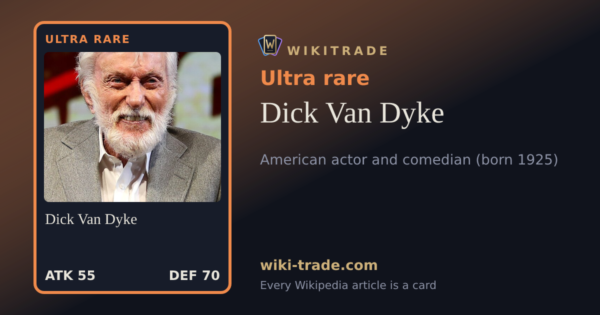 Dick Van Dyke — Ultra rare card
