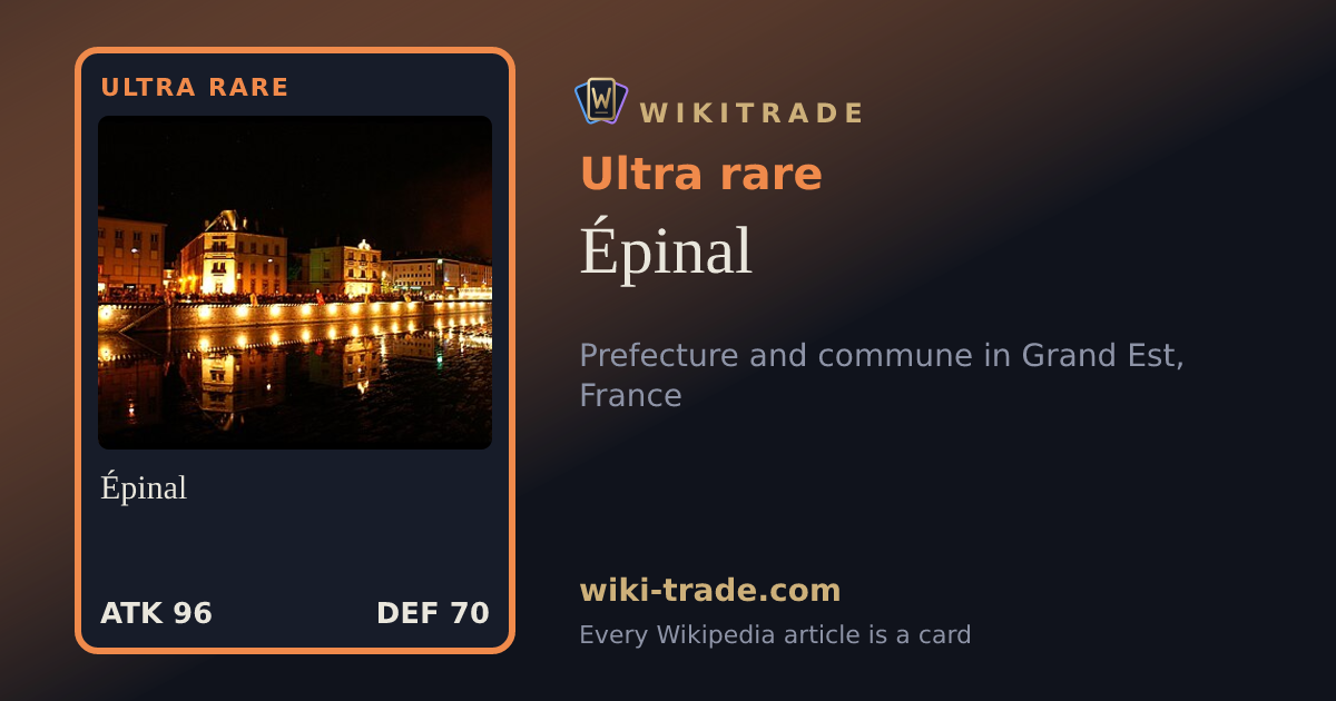 Épinal — Ultra rare card