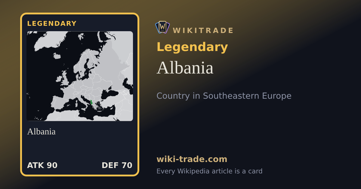 Albania — Legendary card