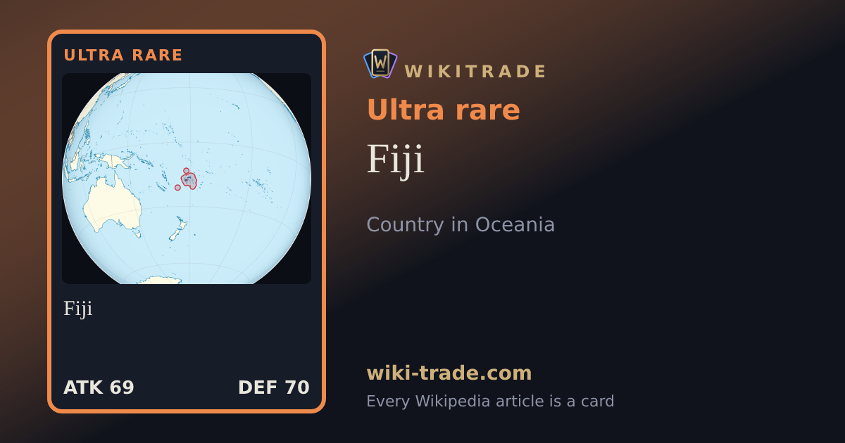 Fiji — Ultra rare card