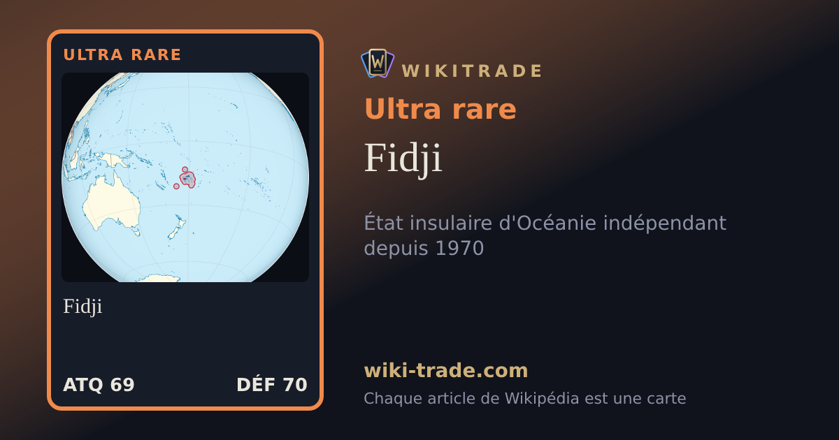 Fidji — carte Ultra rare