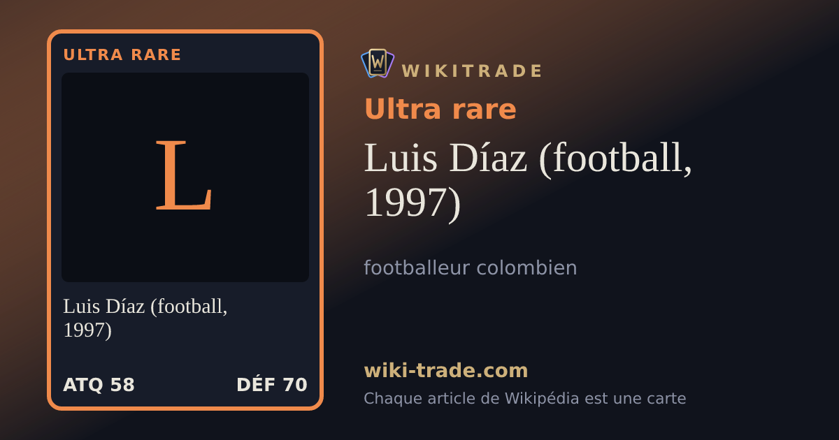 Luis Díaz (football, 1997) — carte Ultra rare