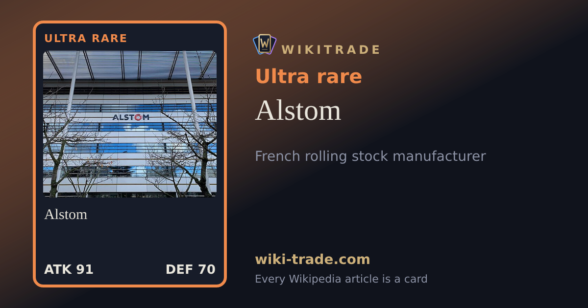 Alstom — Ultra rare card