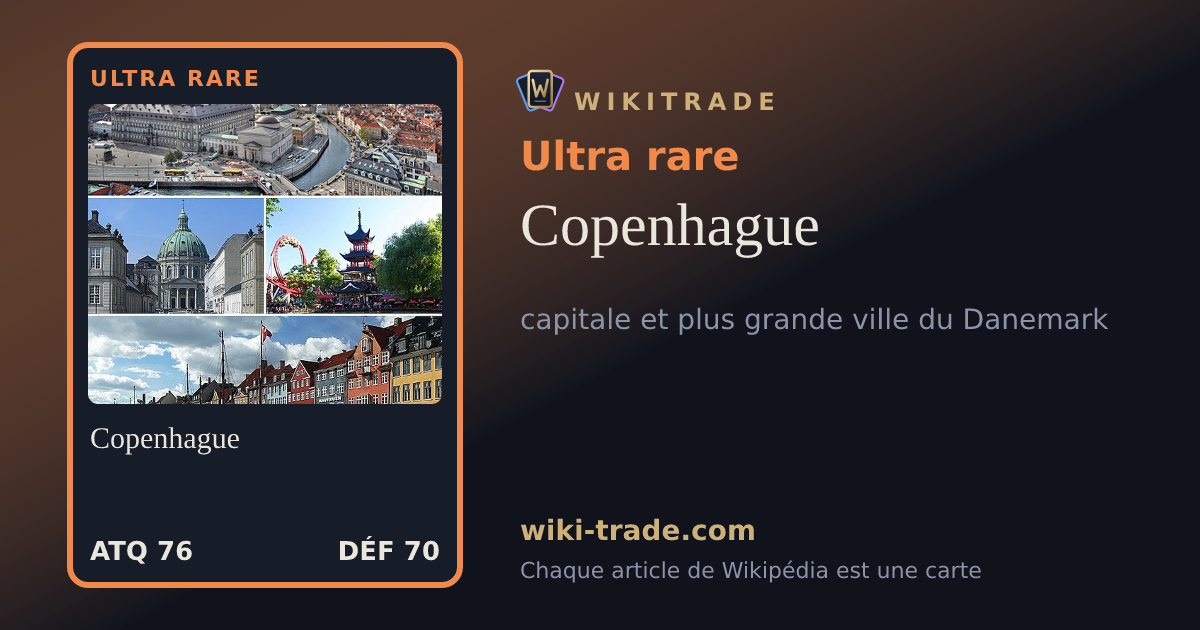 Copenhague — carte Ultra rare