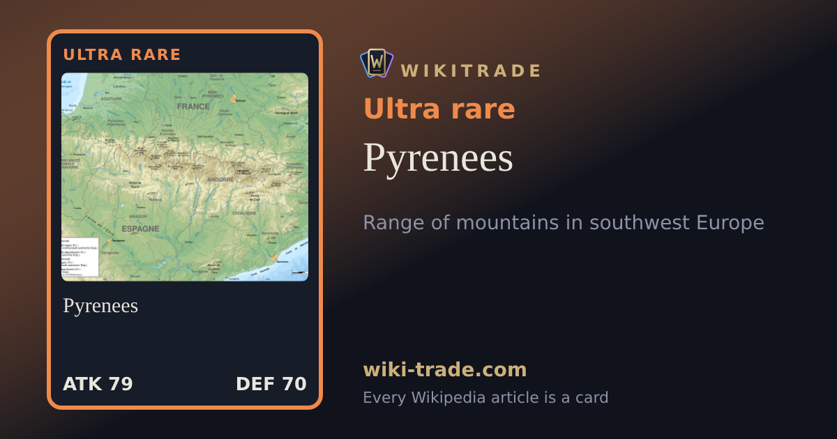 Pyrenees — Ultra rare card