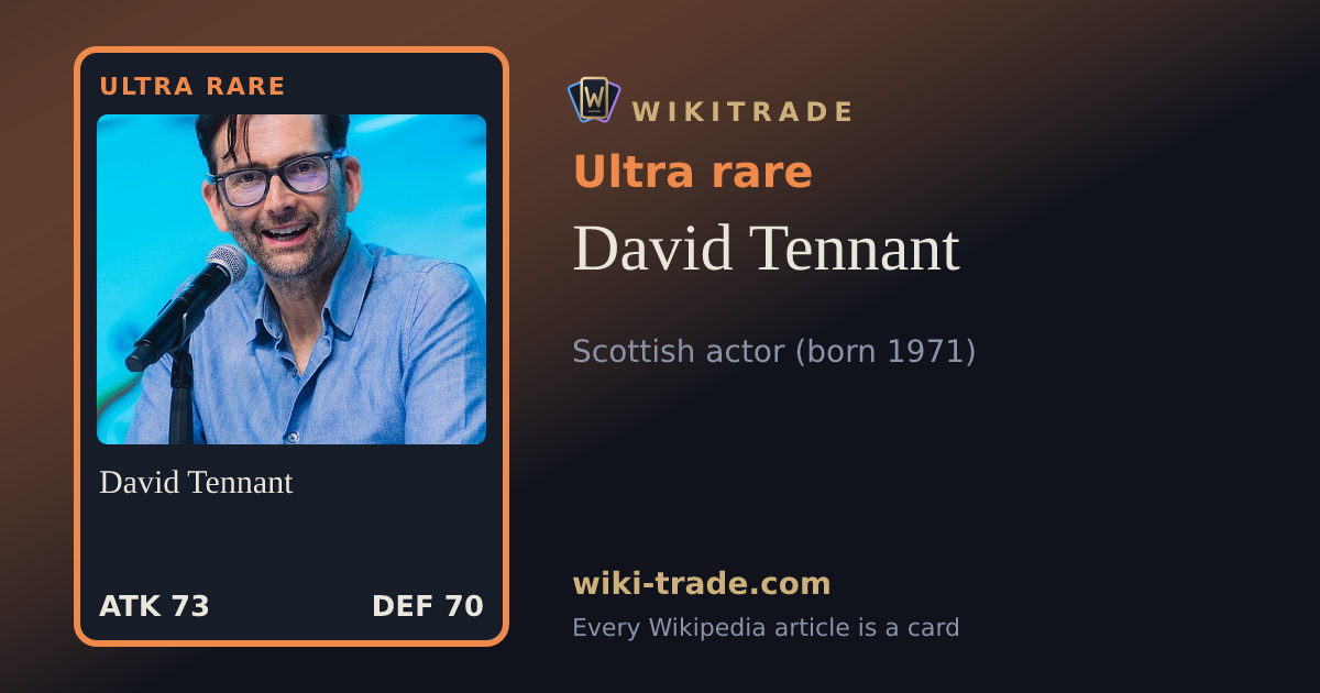 David Tennant — Ultra rare card