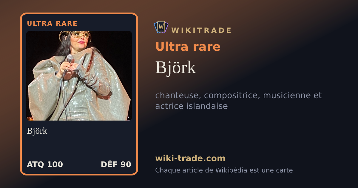 Björk — carte Ultra rare