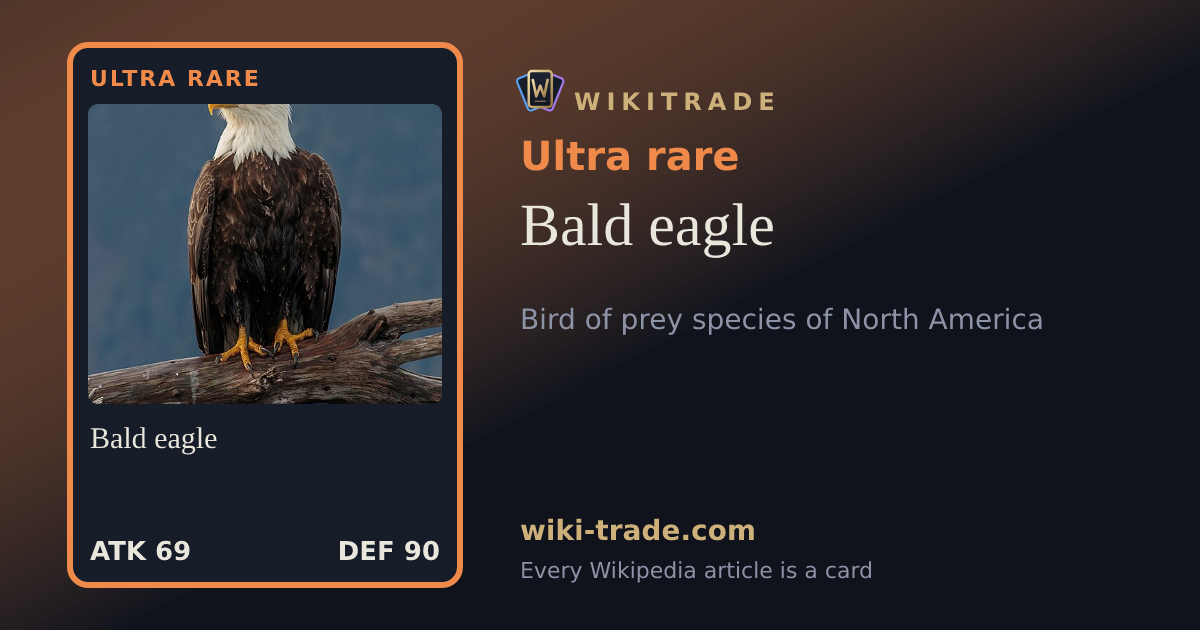 Bald eagle — Ultra rare card