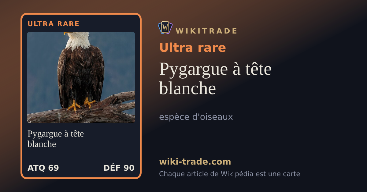 Pygargue à tête blanche — carte Ultra rare