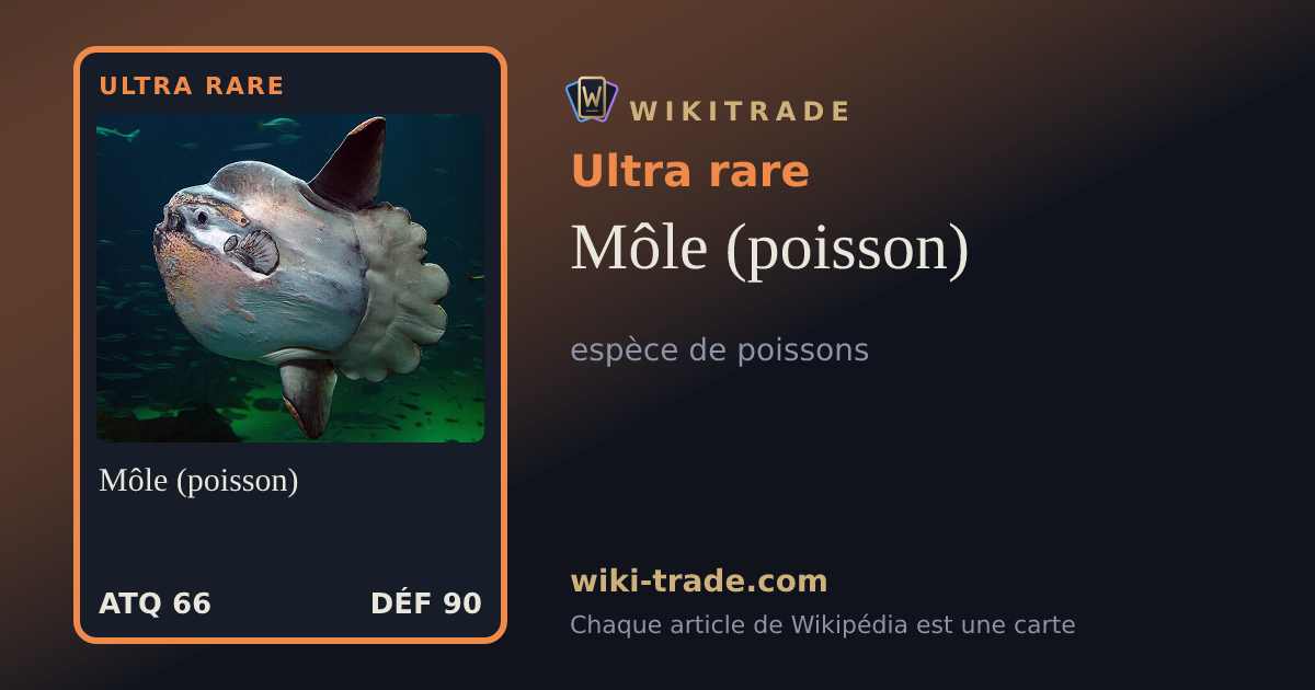 Môle (poisson) — carte Ultra rare