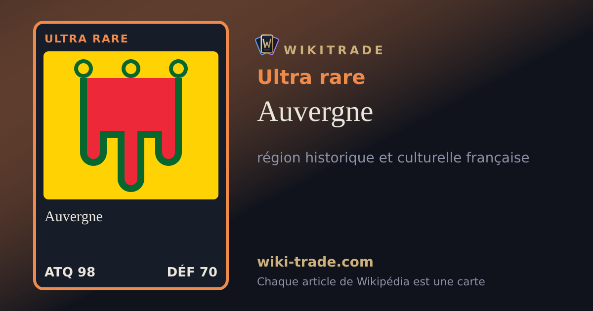 Auvergne — carte Ultra rare