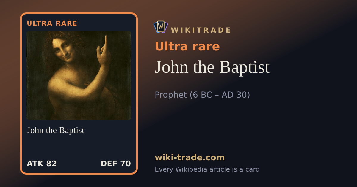 John the Baptist — Ultra rare card