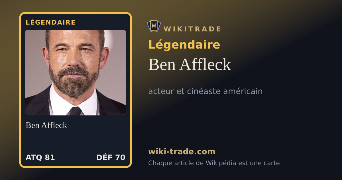Ben Affleck — carte Légendaire
