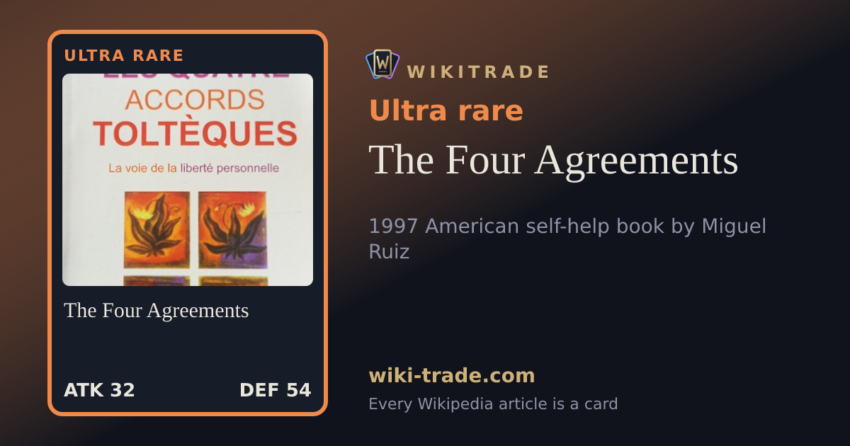 The Four Agreements — Ultra rare card