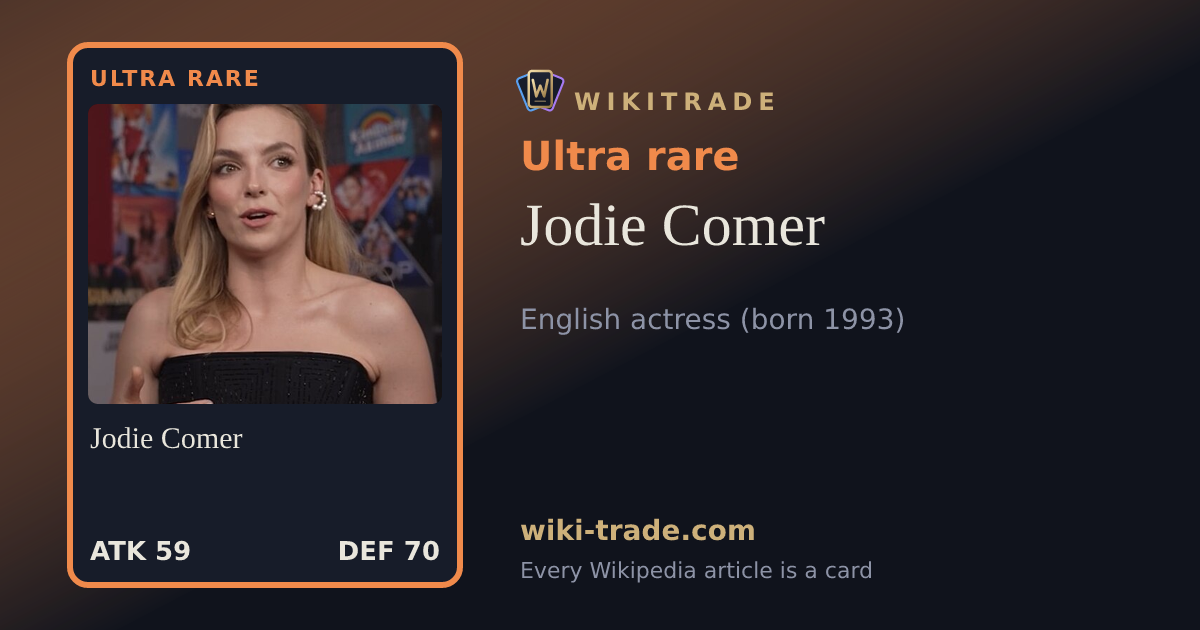 Jodie Comer — Ultra rare card