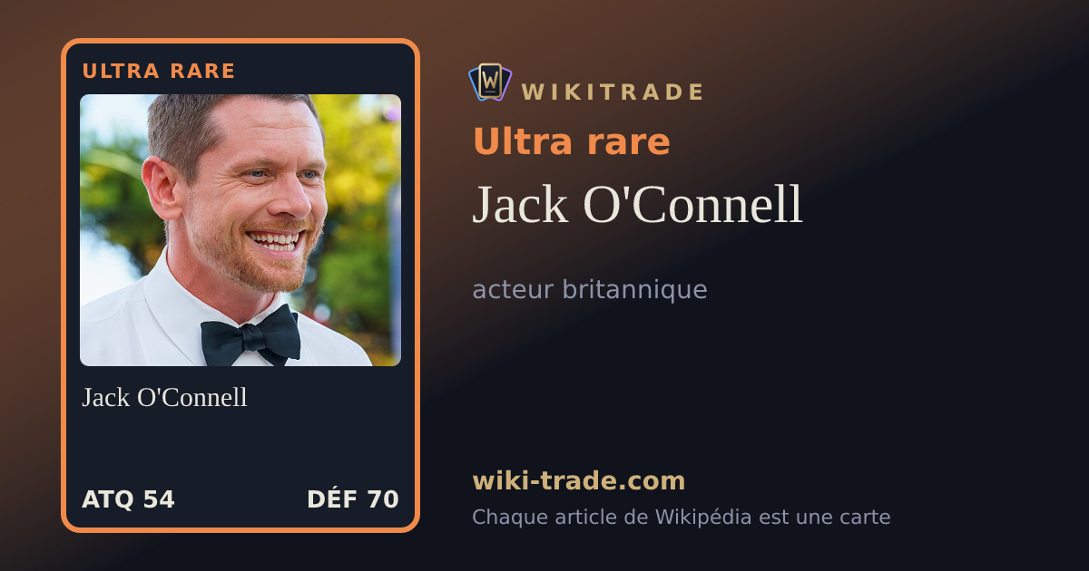 Jack O'Connell — carte Ultra rare