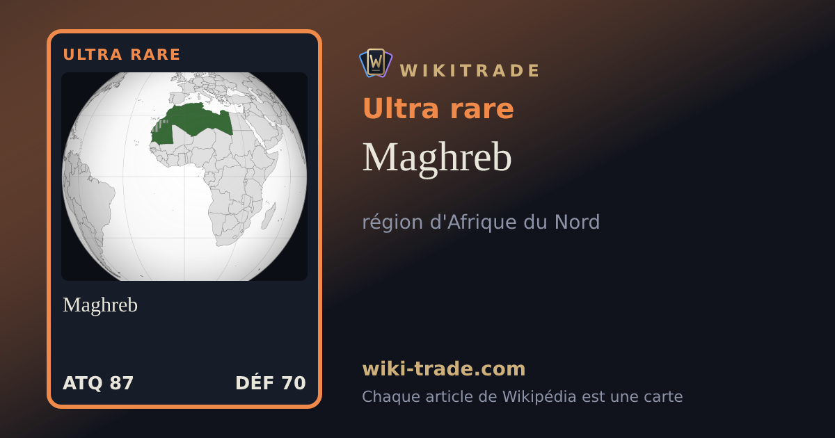 Maghreb — carte Ultra rare