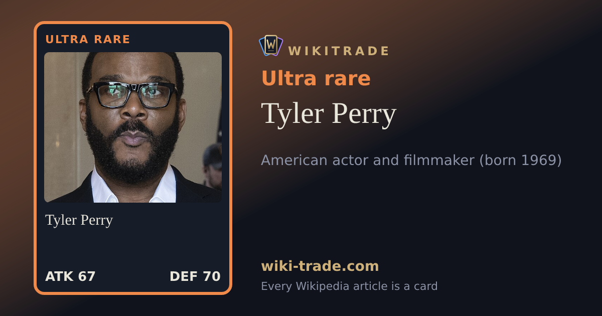Tyler Perry — Ultra rare card