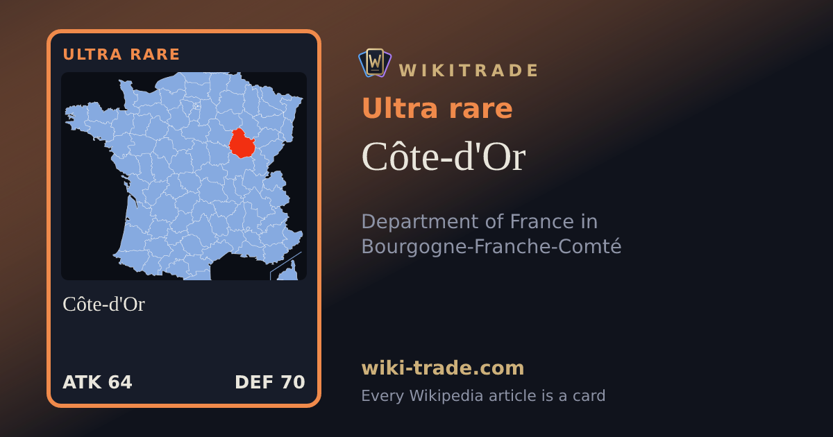 Côte-d'Or — Ultra rare card