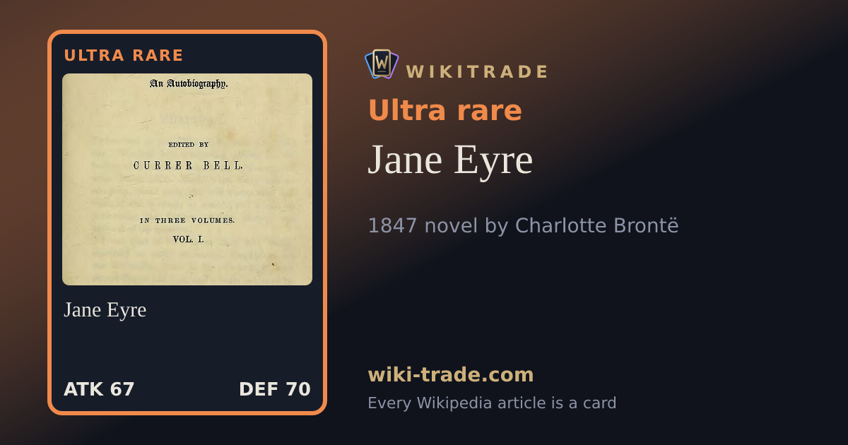 Jane Eyre — Ultra rare card