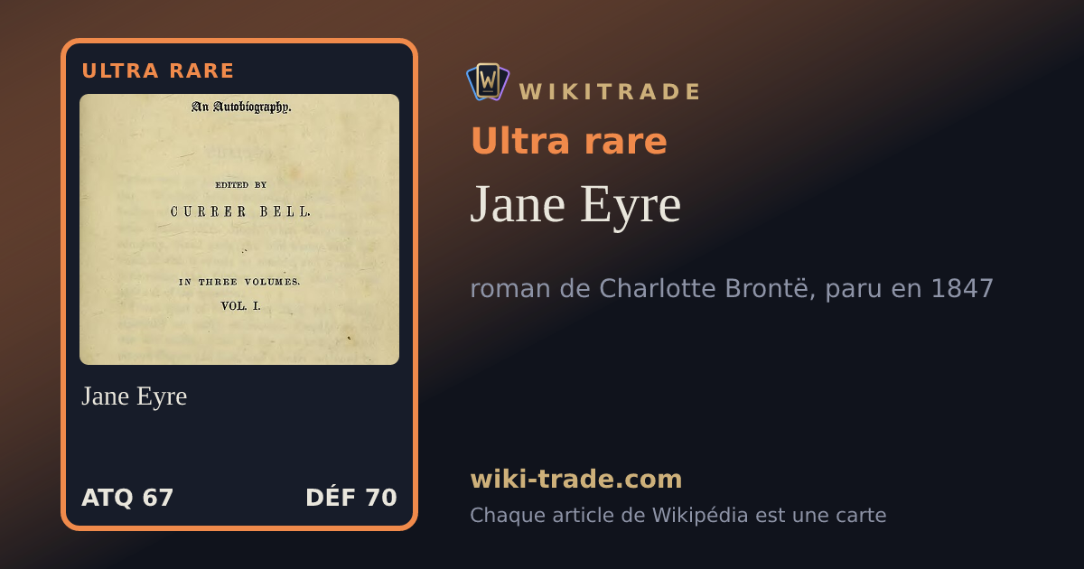 Jane Eyre — carte Ultra rare