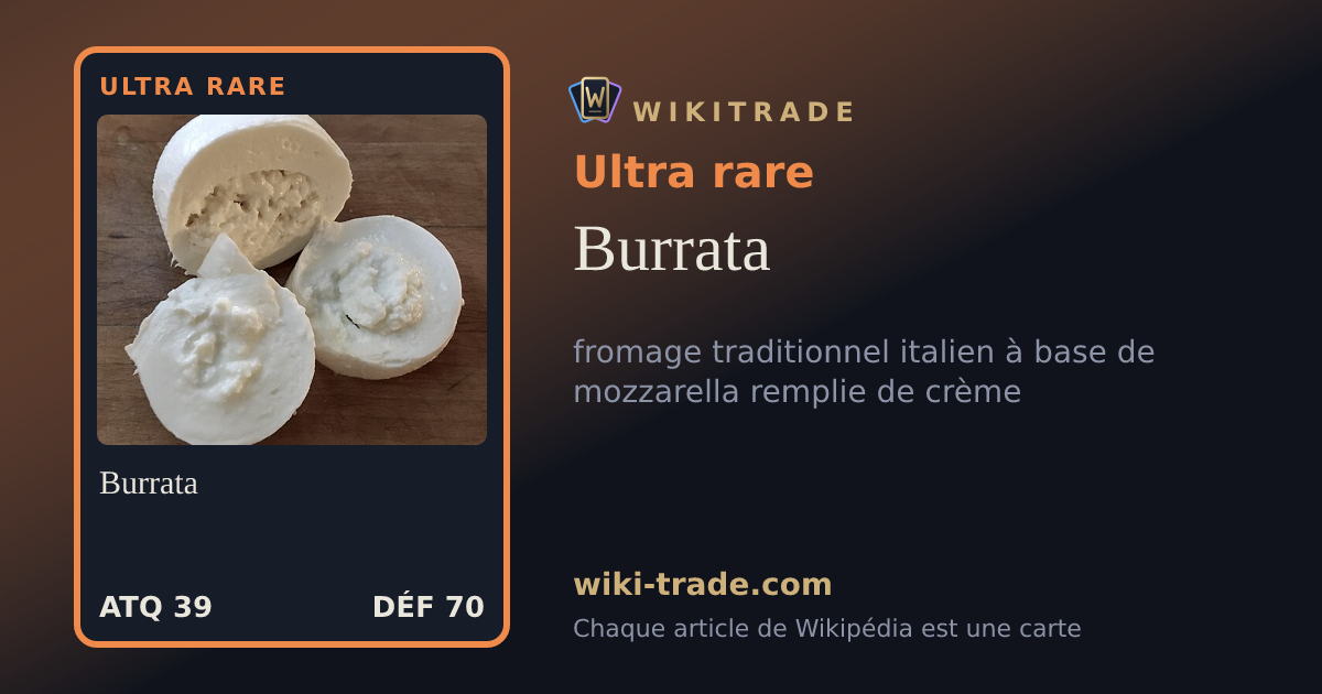 Burrata — carte Ultra rare