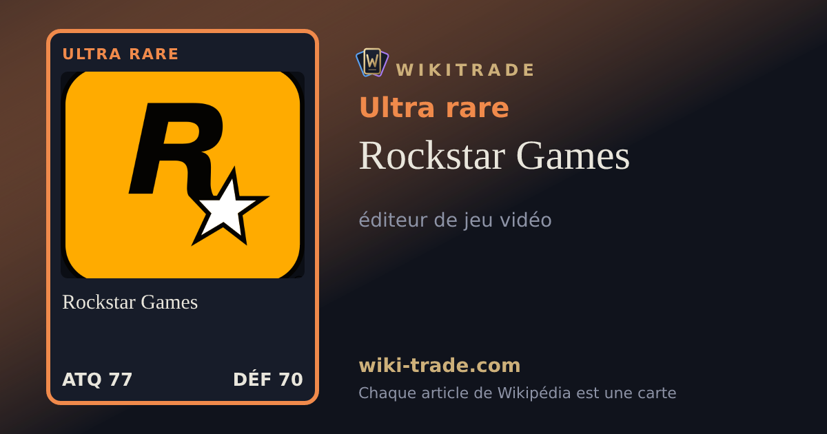 Rockstar Games — carte Ultra rare