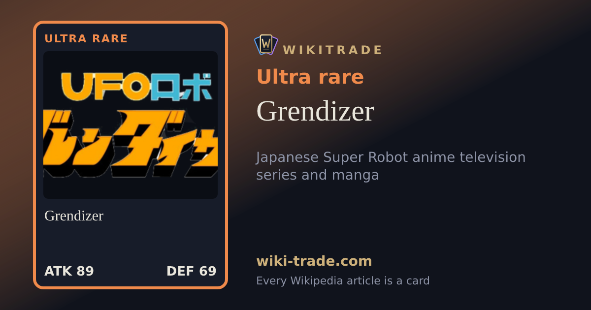 Grendizer — Ultra rare card