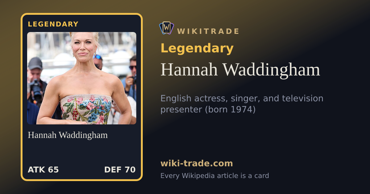 Hannah Waddingham — Legendary card