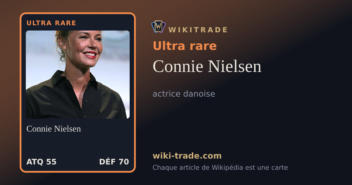 Connie Nielsen — carte Ultra rare