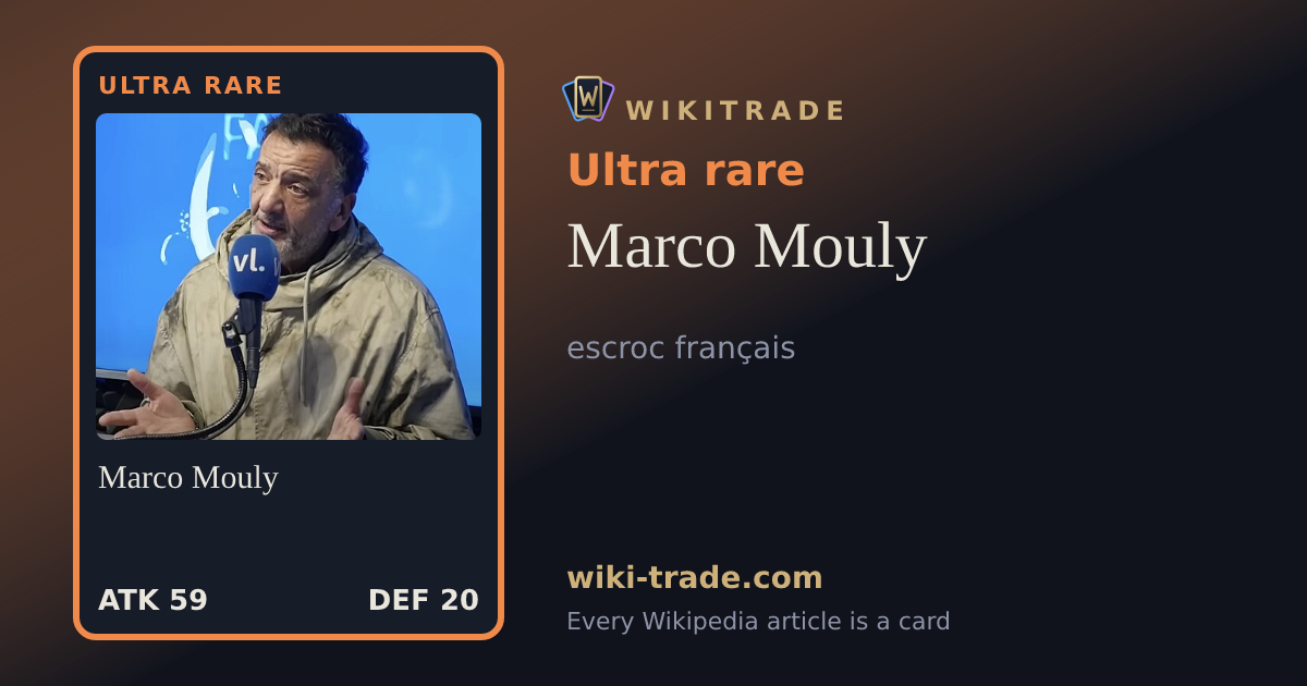 Marco Mouly — Ultra rare card