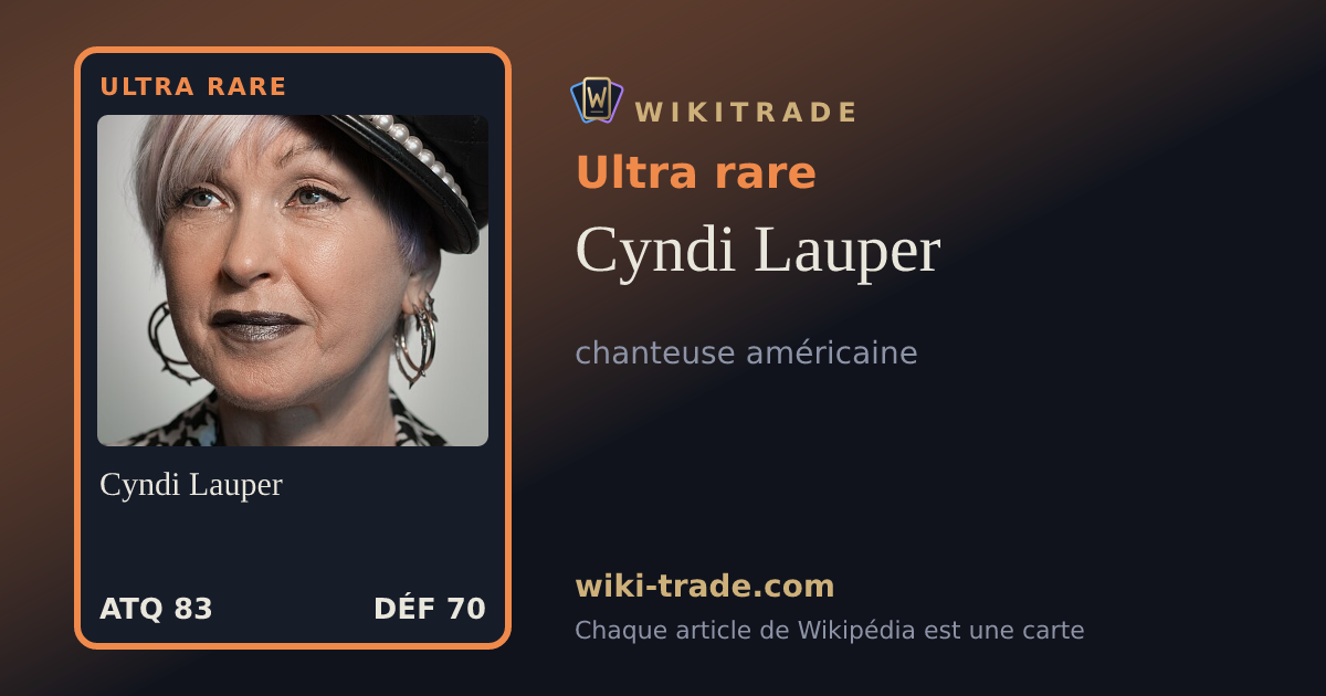 Cyndi Lauper — carte Ultra rare