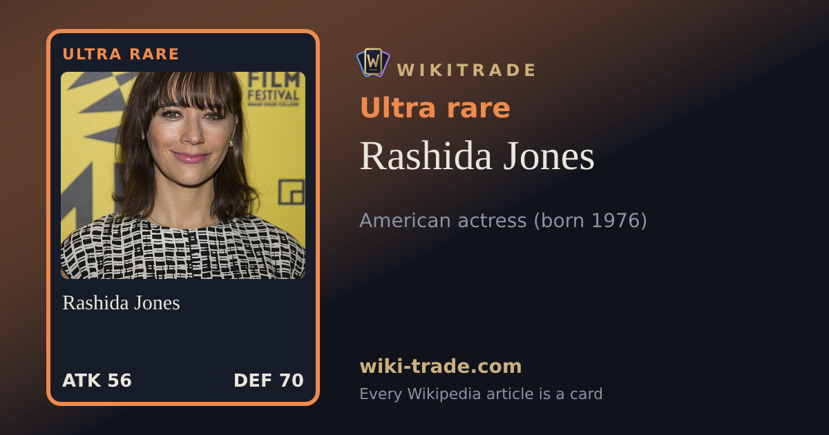 Rashida Jones — Ultra rare card