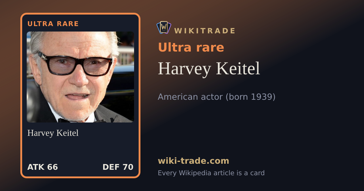 Harvey Keitel — Ultra rare card