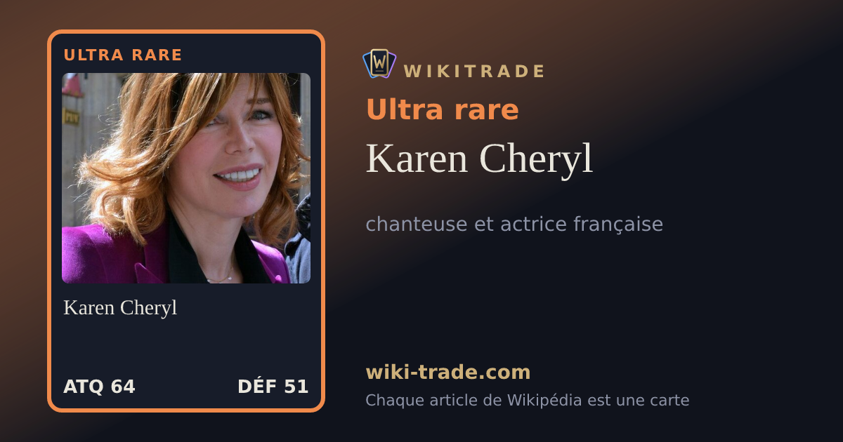 Karen Cheryl — carte Ultra rare