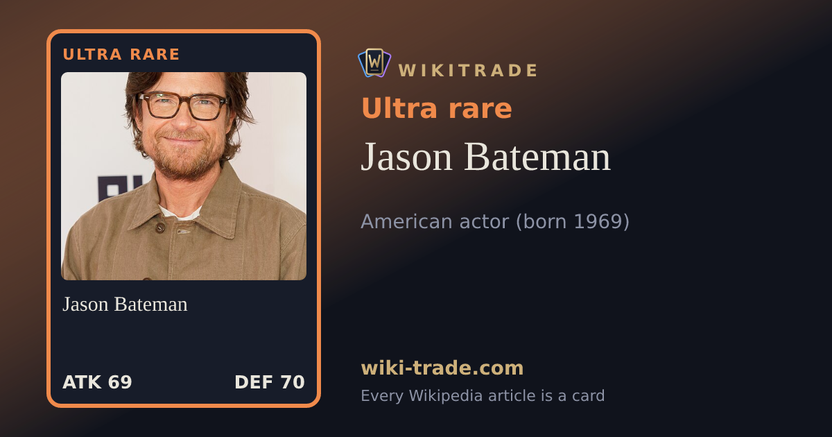 Jason Bateman — Ultra rare card