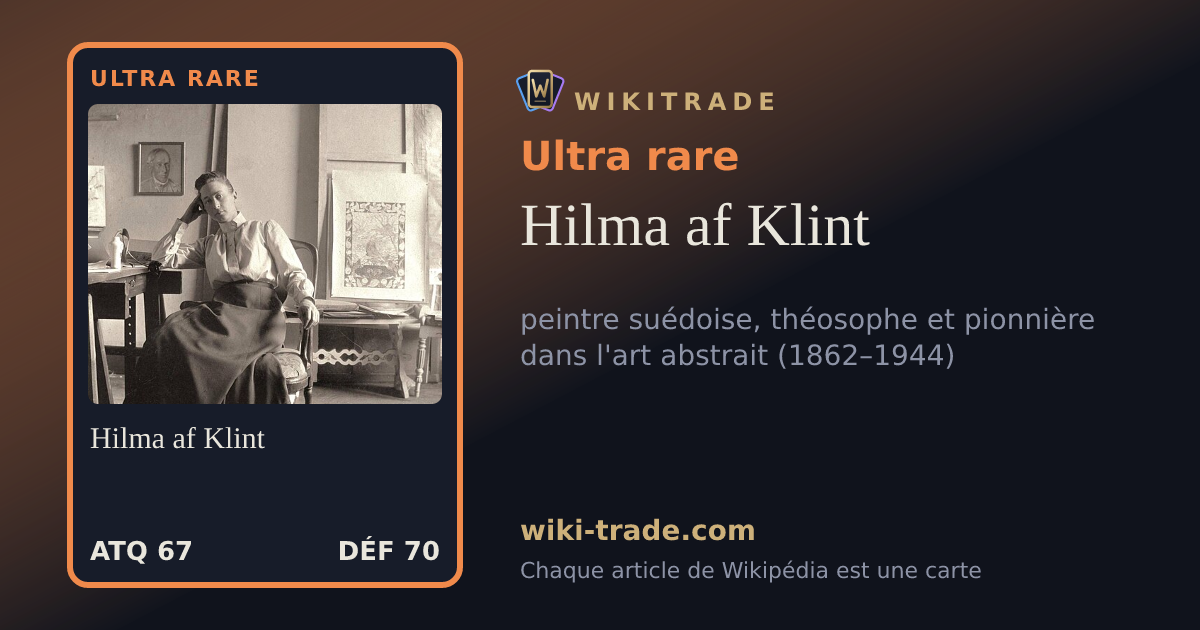 Hilma af Klint — carte Ultra rare