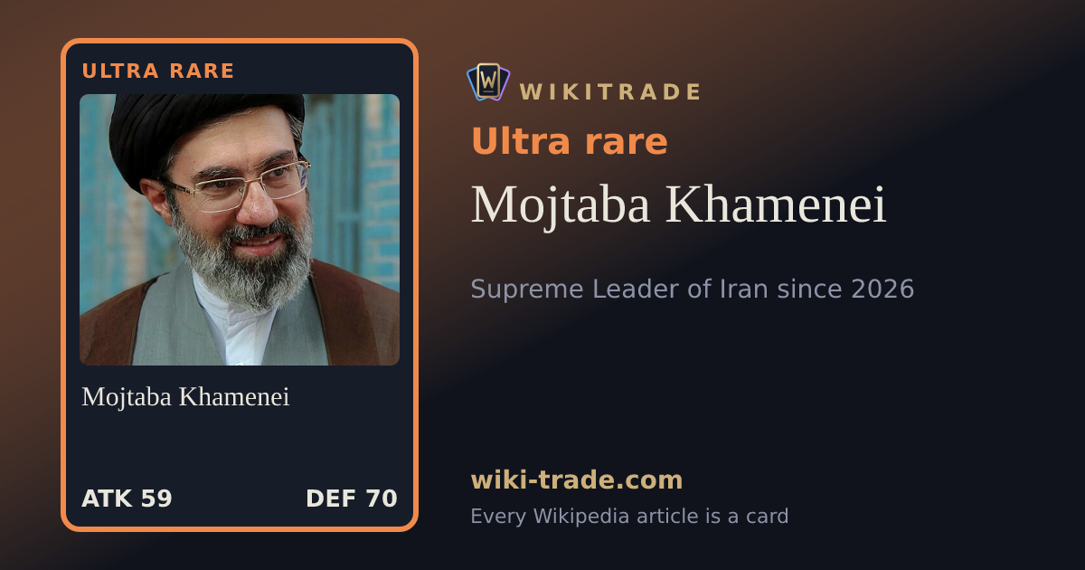Mojtaba Khamenei — Ultra rare card