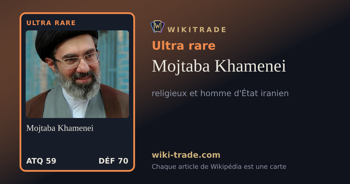 Mojtaba Khamenei — carte Ultra rare
