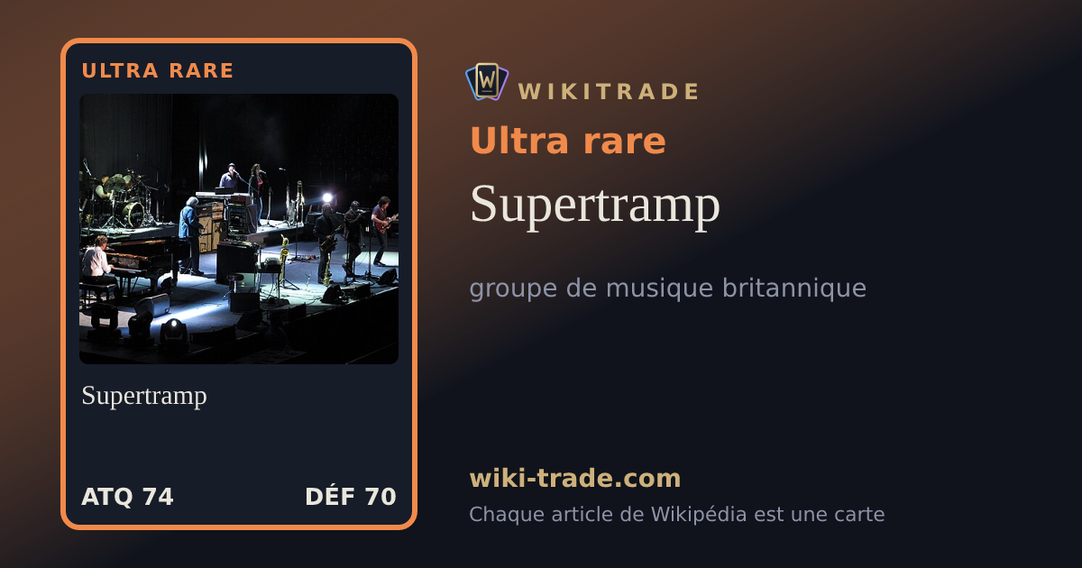 Supertramp — carte Ultra rare