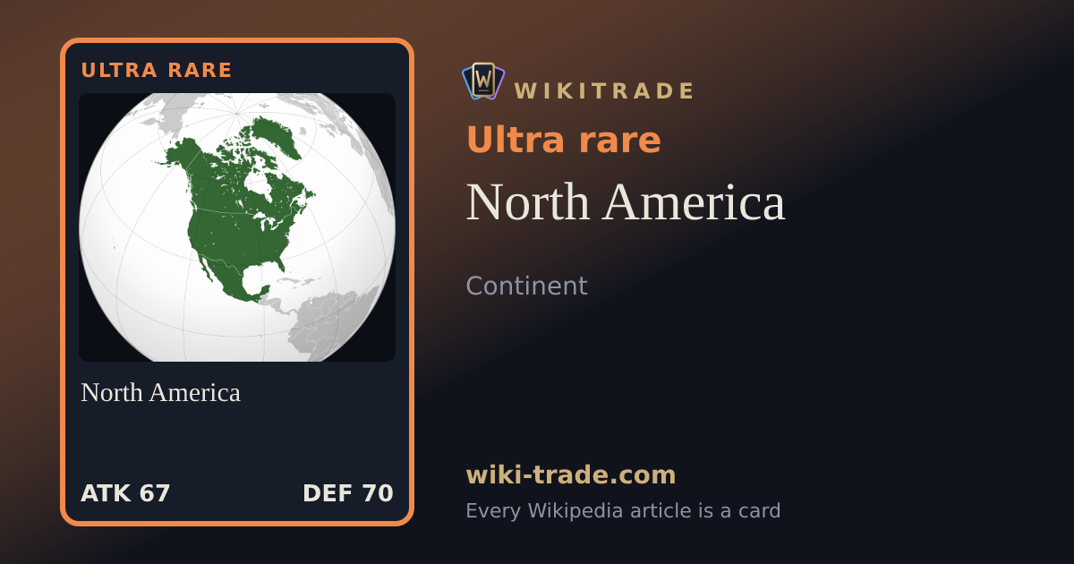 North America — Ultra rare card