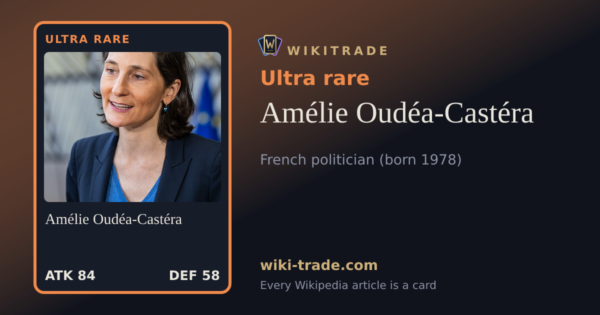 Amélie Oudéa-Castéra — Ultra rare card