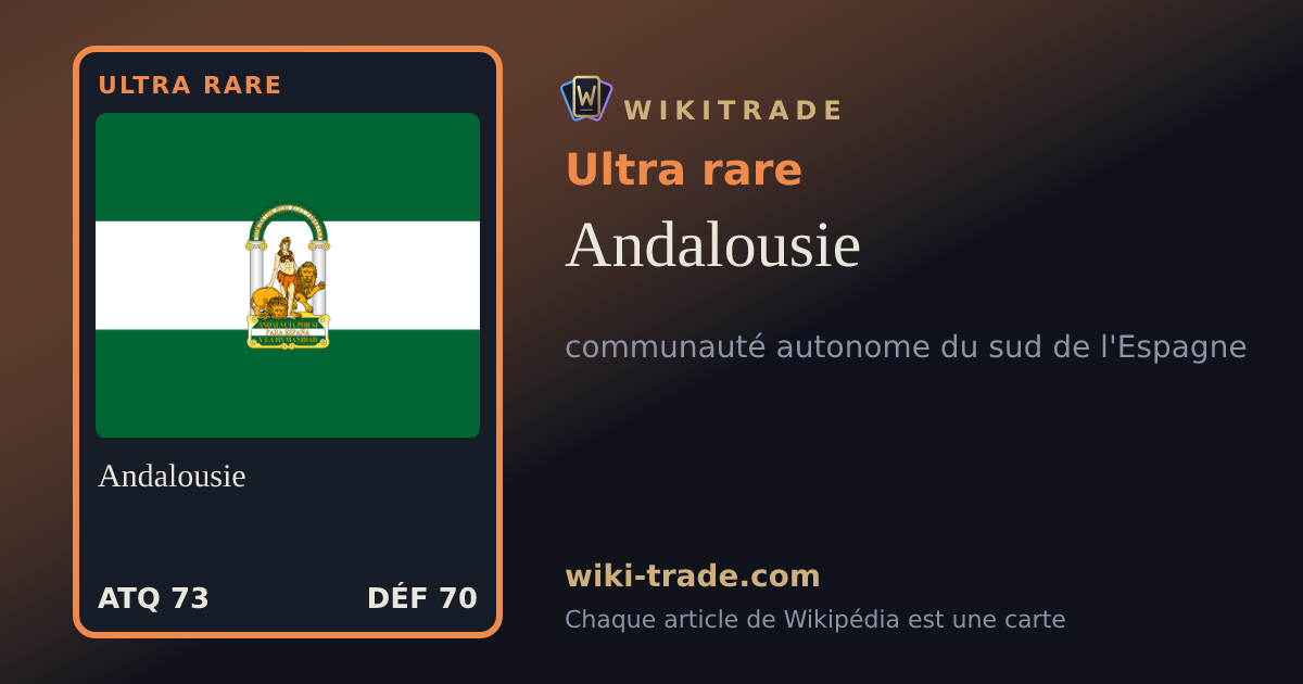 Andalousie — carte Ultra rare