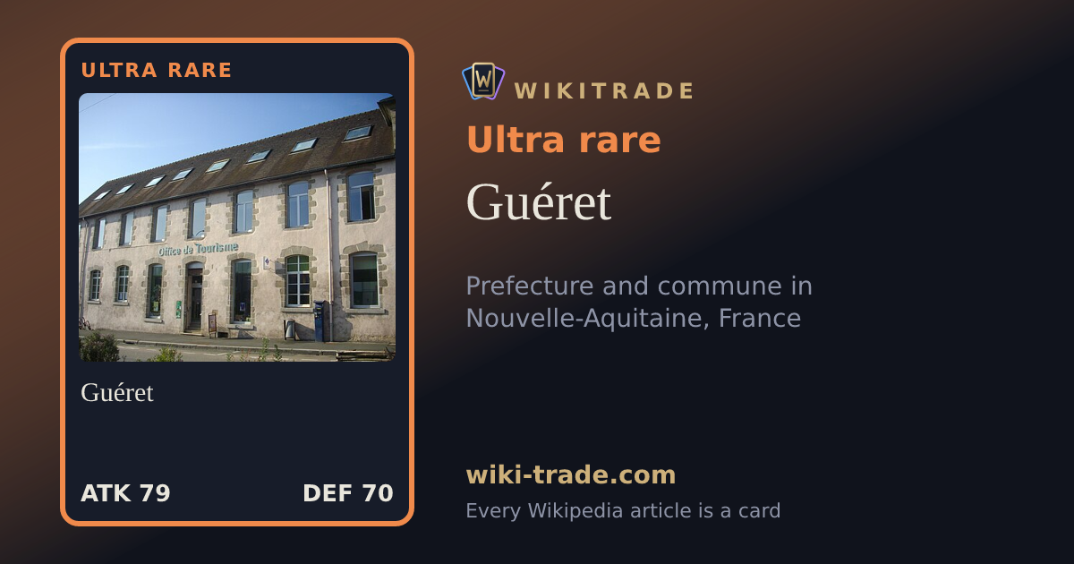 Guéret — Ultra rare card