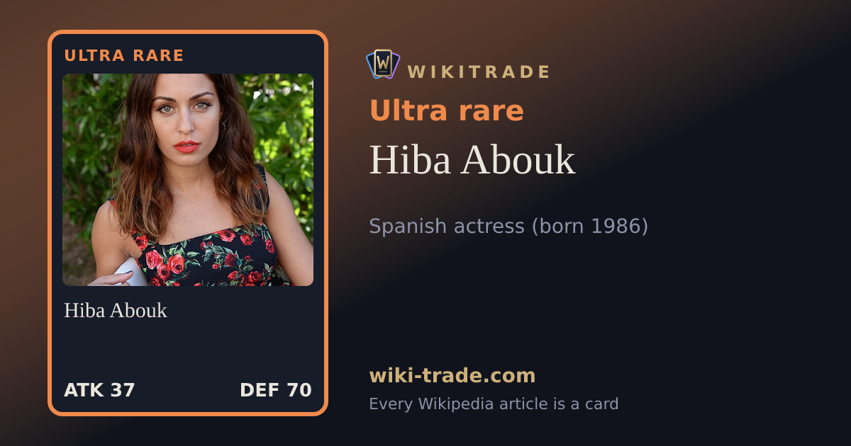 Hiba Abouk — Ultra rare card