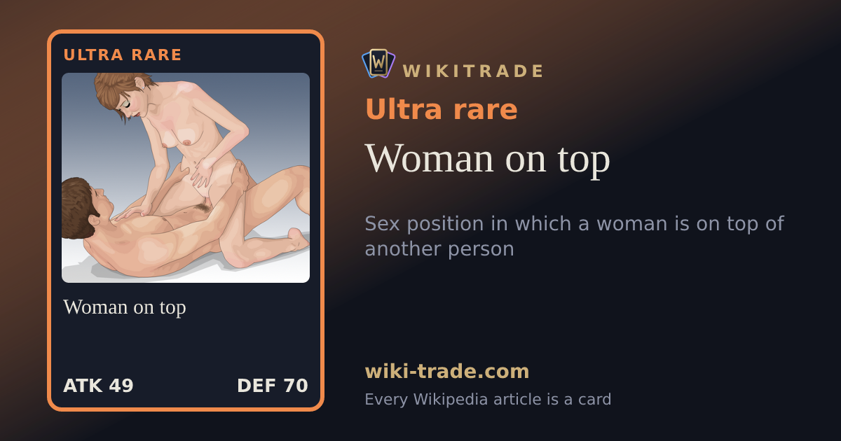 Woman on top — Ultra rare card