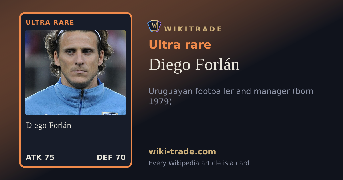Diego Forlán — Ultra rare card