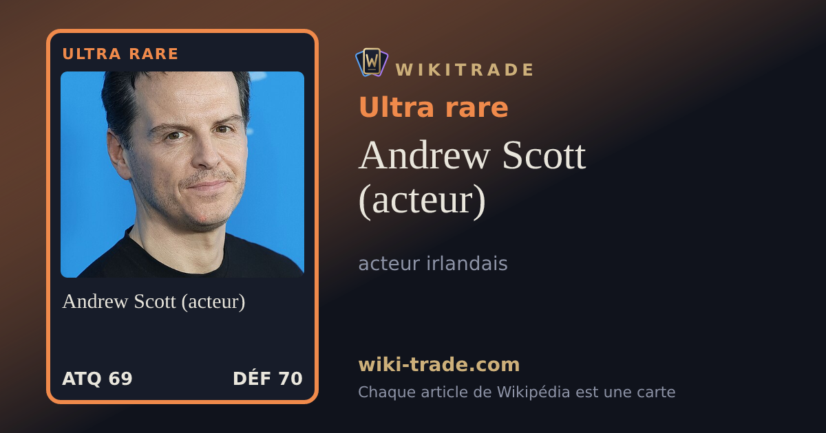 Andrew Scott (acteur) — carte Ultra rare
